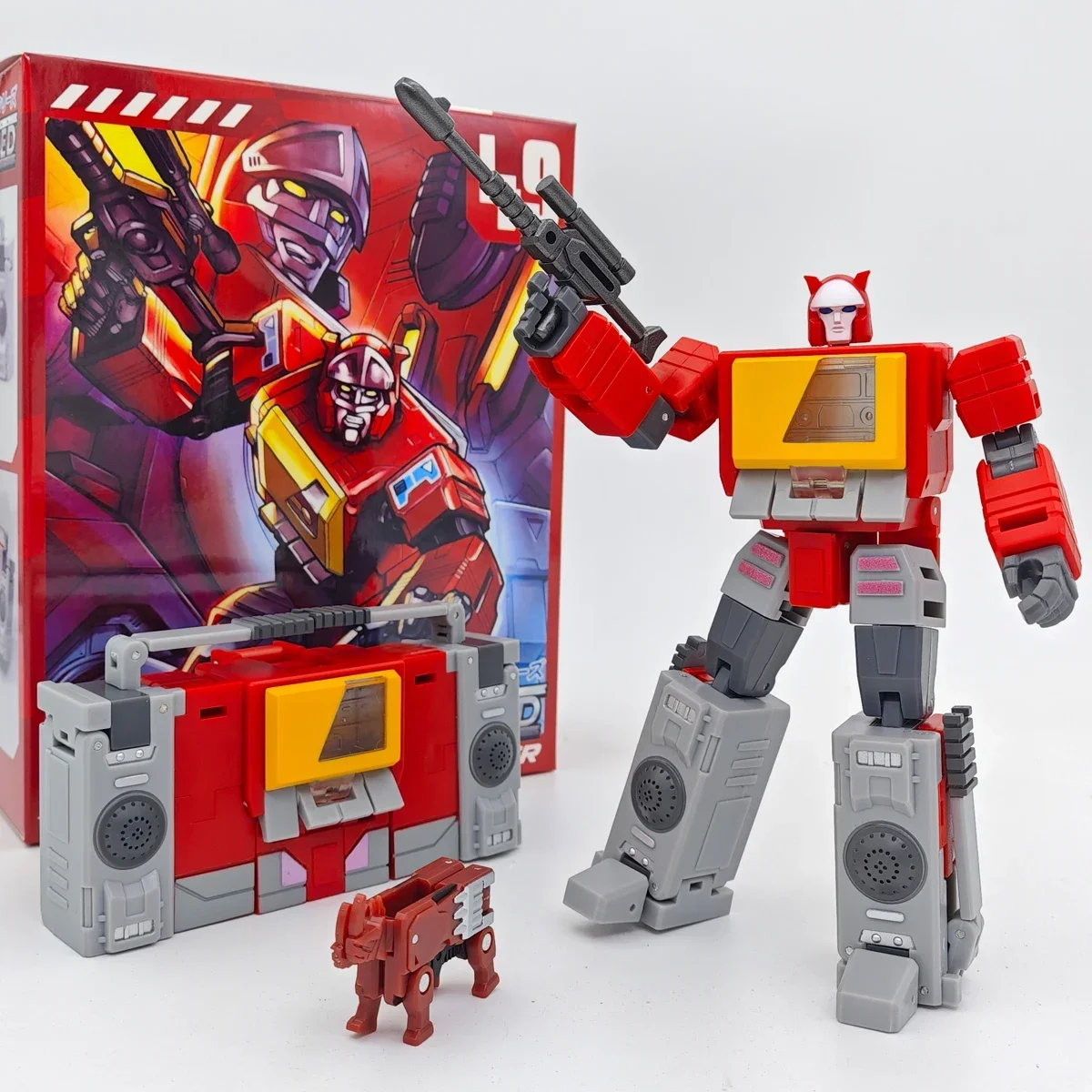 

Transformation MFT MF-49 MF49 Blaster Emitter Recorder Model Pocket War MechFans Mini Action Figure Robot Toys 12cm