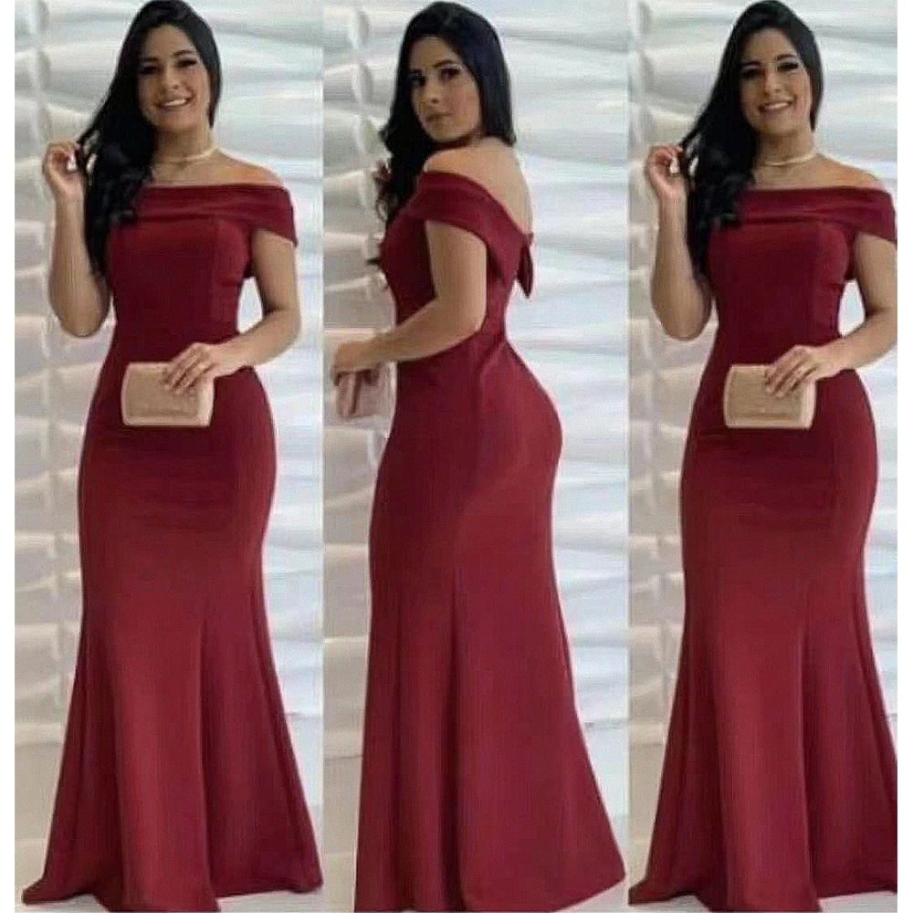 African Women Evening dress Fashion Wedding Birthday Party Elegant Slim Dress Plus Size Bodycon Gown Ladies Clothing