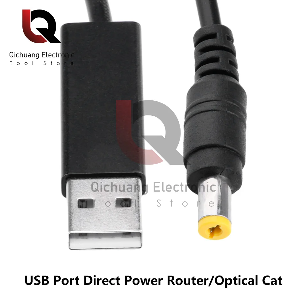 DC 5V do 9V / 12V Boost Data Cable USB / Type-C Port do 5,5*2,1mm Okrągły otwór PD / QC 3.0 Szybkie ładowanie Deception Kabel ładujący