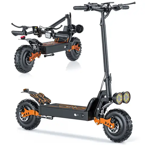 3000W Dual Motor Adult Electric Scooter 70 Miles Range E-Scooters Urban Commuter