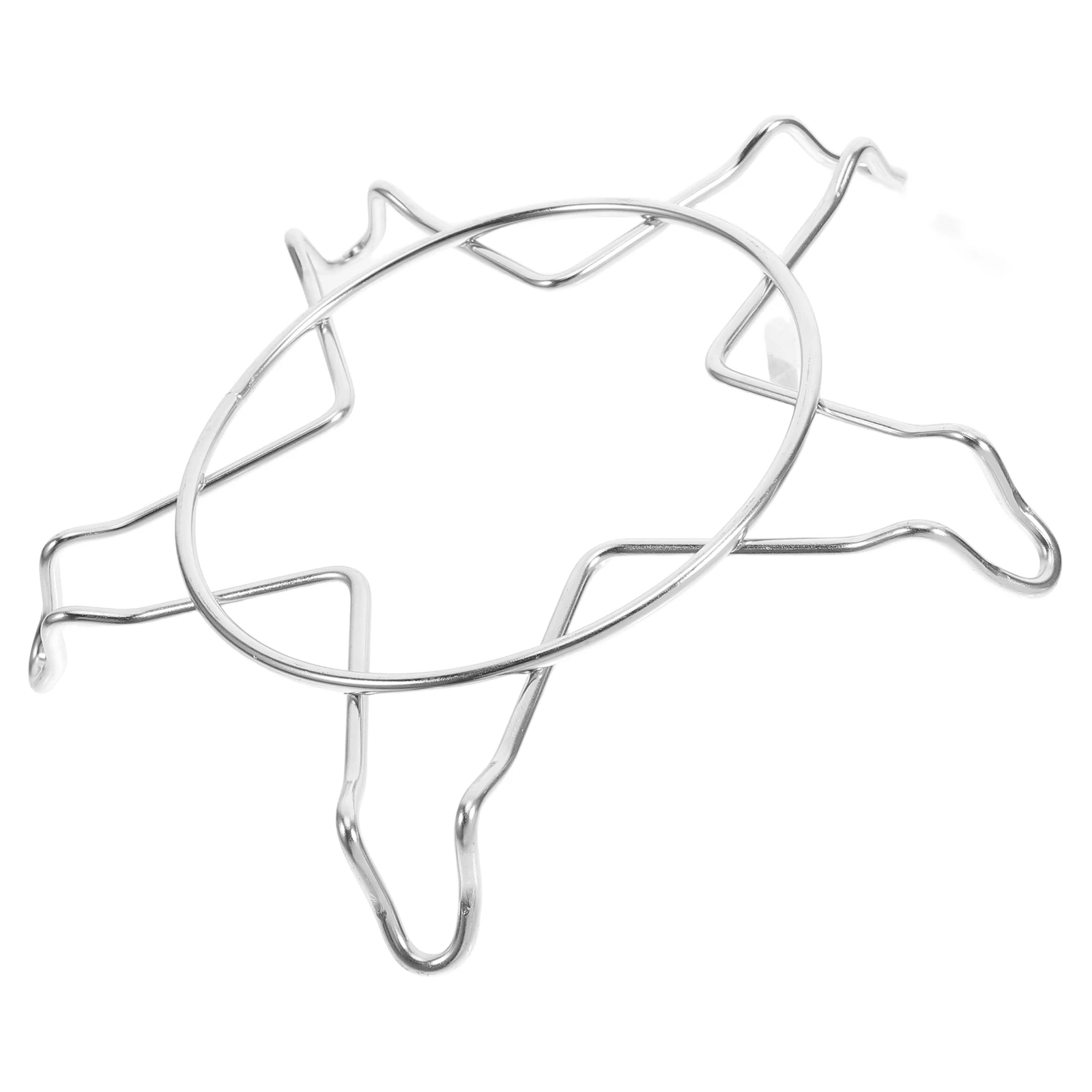 

Stainless Steel Gas Stove Hob Rack Chicken Leg Design Grill Rice Cooker Steaming Accessories Round Cooking Shelf Pot Bracket