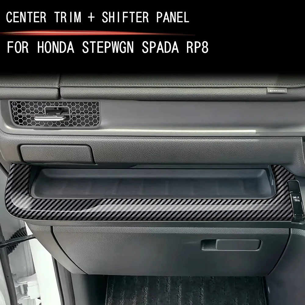 

Накладка на центральную консоль и панель переключения передач для Honda Stepwgn Spada RP8 2022 2023 2024, аксессуары для интерьера, декоративные наклейки