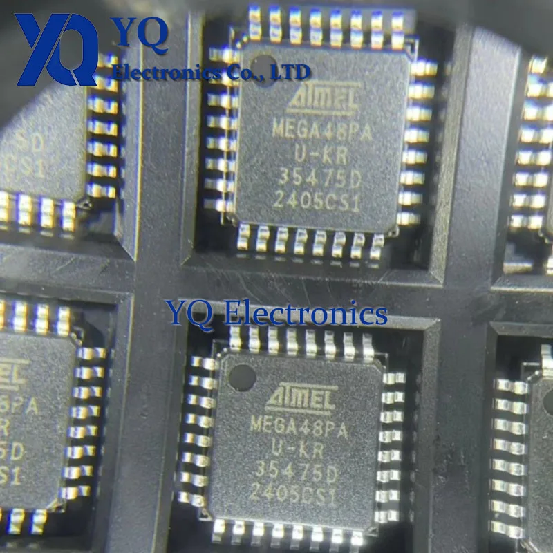 10PCS/lot New Original ATMEGA48PA-AU MEGA48PA-AU MEGA48PA or ATMEGA48A-AU or ATMEGA48V-10AU TQFP-32 8-bit Microcontroller
