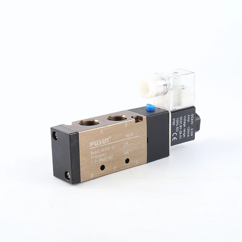 4V/M310-10 two position five ventilation electric control valve pilot type one-way solenoid valve pneumatic directional valve