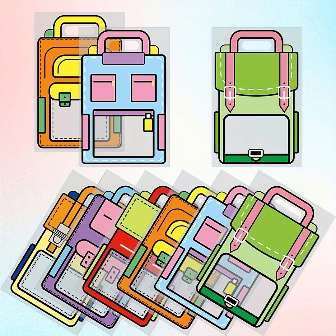 Sacs cadeaux pour fêtes, sacs à motifs pour l'école, 30/50 pièces, 3 designs variés, sacs d'emballage cadeau pour anniversaires, festivals, fêtes de remise de diplômes, événements de rentrée scolaire, cadeaux éducatifs, cadeaux d'encouragement, sacs fourre-tout décoratifs, sacs de rangement pour cadeaux à la maison et au bureau, cadeaux pour invités, sacs fourre-tout transparents