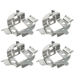 4Pcs/lot Stainless Steel H7 HID/Halogen Lamp Adapter Holders For Volkswagen Passat B5 Riich G5 BMW E60 5 Series Mercedes Benz