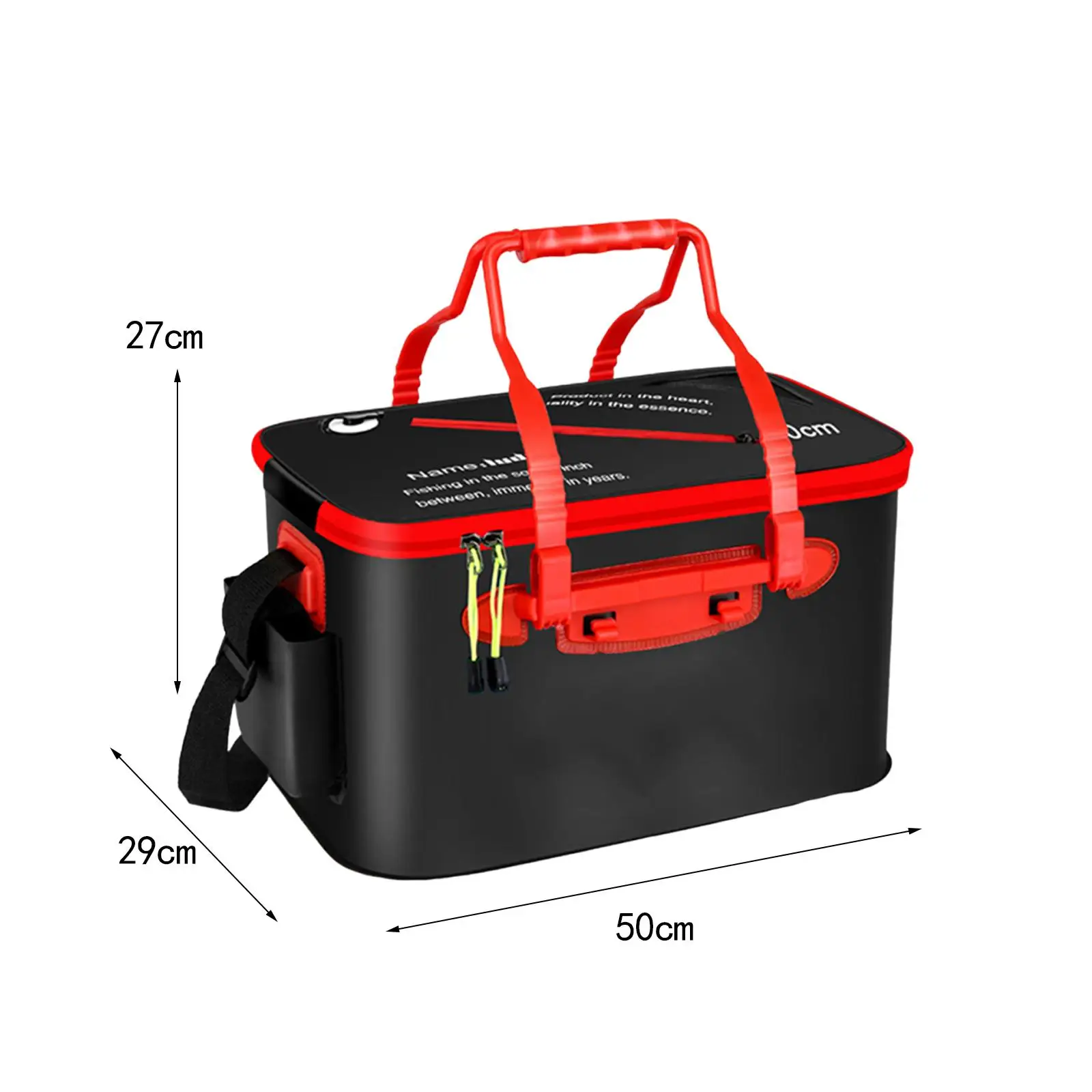Fishing Bucket Lightweight Thick Outdoor Camping EVA Fishing Bag Foldable Fish Bucket for Gardening Camping Fishing Travelling