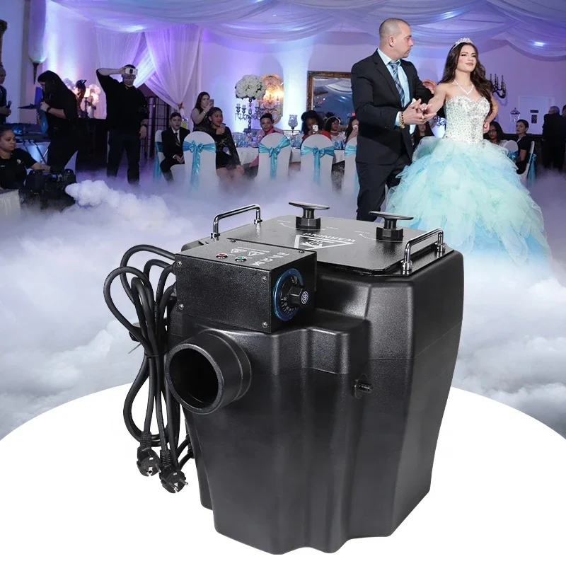 High Capacity Dry Ice Machine 6000w Low Smoke Machine Dry Ice Fog Machine For Stage Performances Wedding