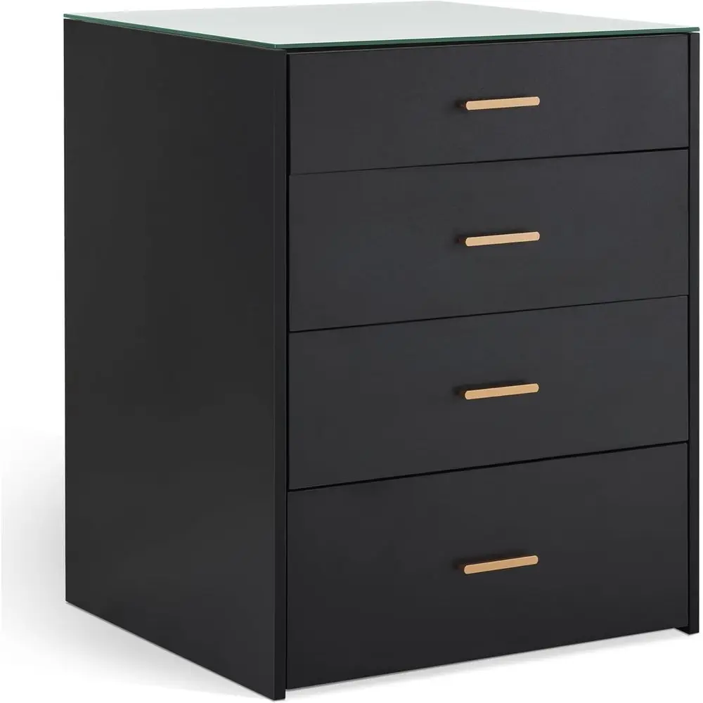 

Двусторонняя черная станция для укладки волос с 8 ящиками и стеклянным органайзером для инструментов 2017 г.