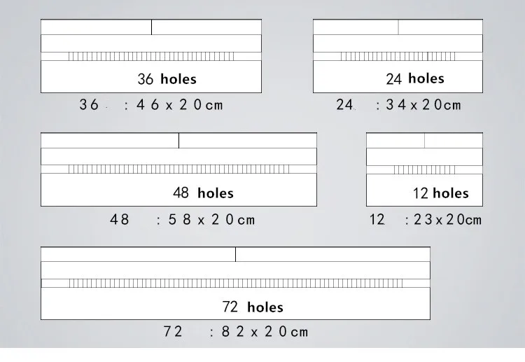 72 Holes Roll Colored Kawaii Pencil Case School Supplies Art Pen Bag Student Cute Large Pencil Cases Pen Bag Stationery
