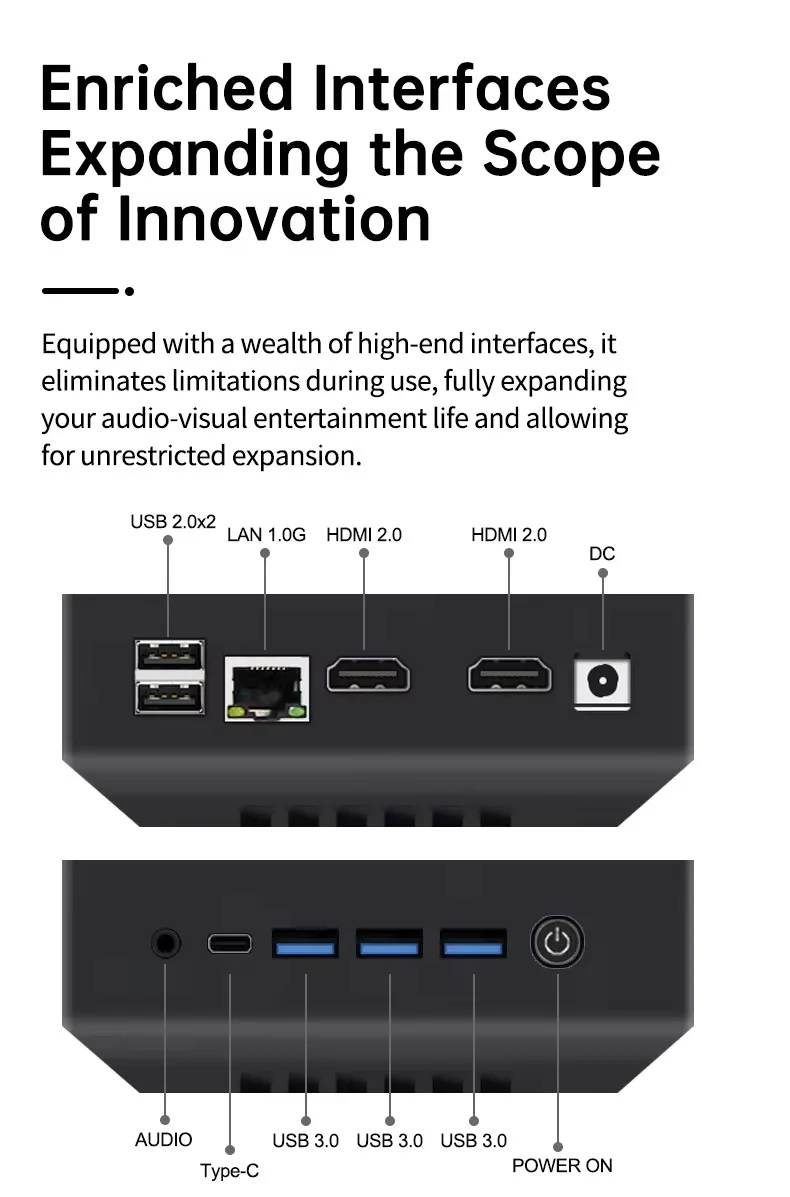 SZBOX MINI PC Intel Celeron N5100 Windows11 PRO 16GB 32GB 1TB DDR4 M.2 NVME SSD WIFI 6 BT5.2 Office Desktop Computer MINI Laptop