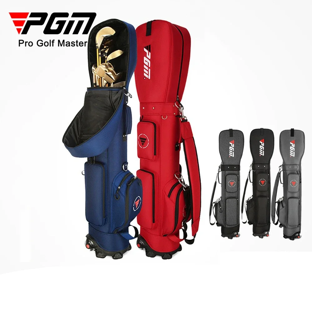 PGM-Airline Check Golf Bag, Wheeled Club Bag, Golf Bag para homens e mulheres