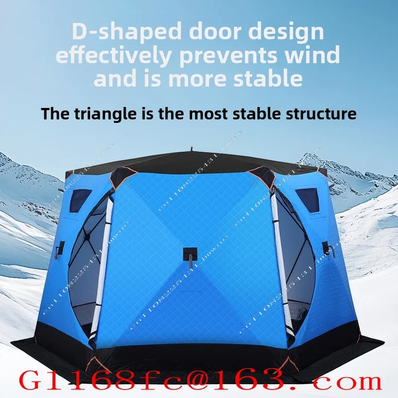 High Quality Winter Fishing Outdoor Leisure Tent, Night Fishing Overnight, Warm Insulation, Thick Camping Tent