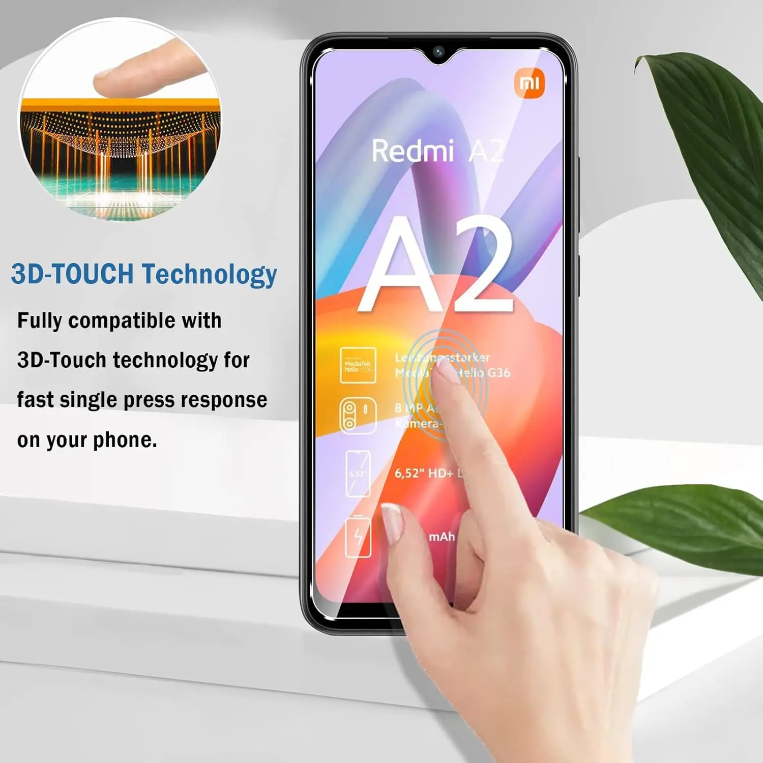 For Xiaomi Redmi A2 A2+ Tempered Glass Screen Protector Glass Film