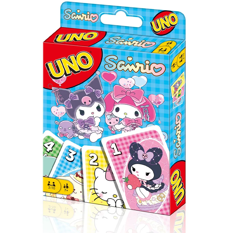 27 Style Newest UNO Card Game Harry Potter One Piece Pikachu Super Mario Hello Kitty The Lion King Stitch sanrio minecraft