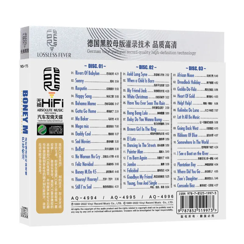 Boney M. Clásicos de discoteca: Ríos de Babilonia - Juego de 3 CD