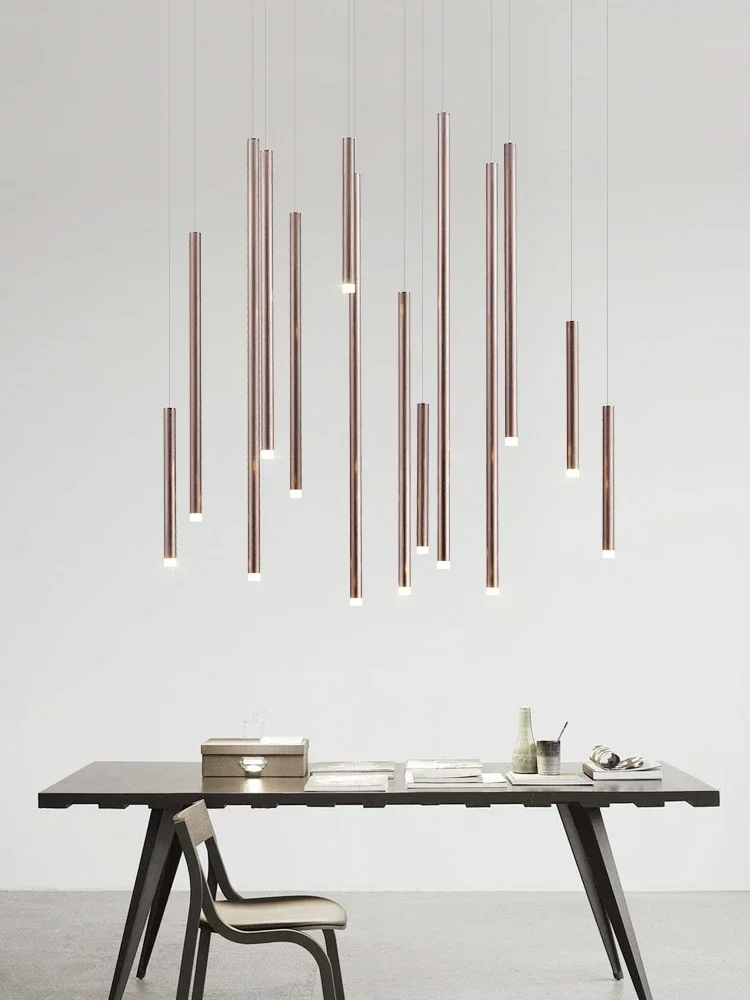 Modern Minimalist Led Restaurant Personality Bar Chandelier Company Front Cafe Clothing Store Chandelier