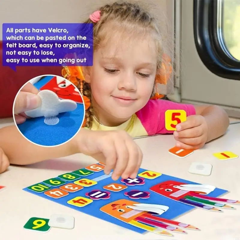 24Be nummers vonden Board Educational Toy Math Games Kindergarten Nummers tellen speelgoedcadeau voor peuter in leeftijd