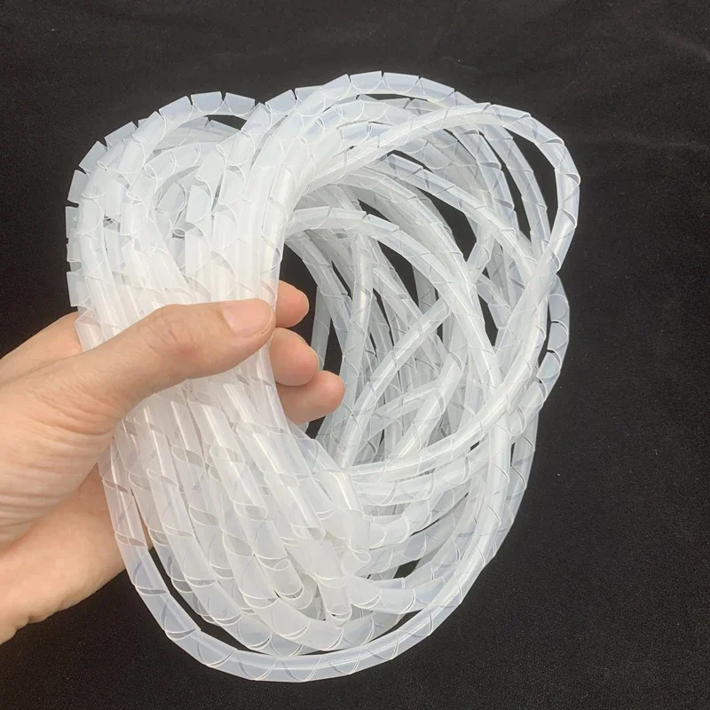 

Dia 4mm-30mm Spiral Wire Wrap Organzier Cable Sleeve Winding Pipe Line Bundle Mangement Hose Tube Protection Cord Band Sheath