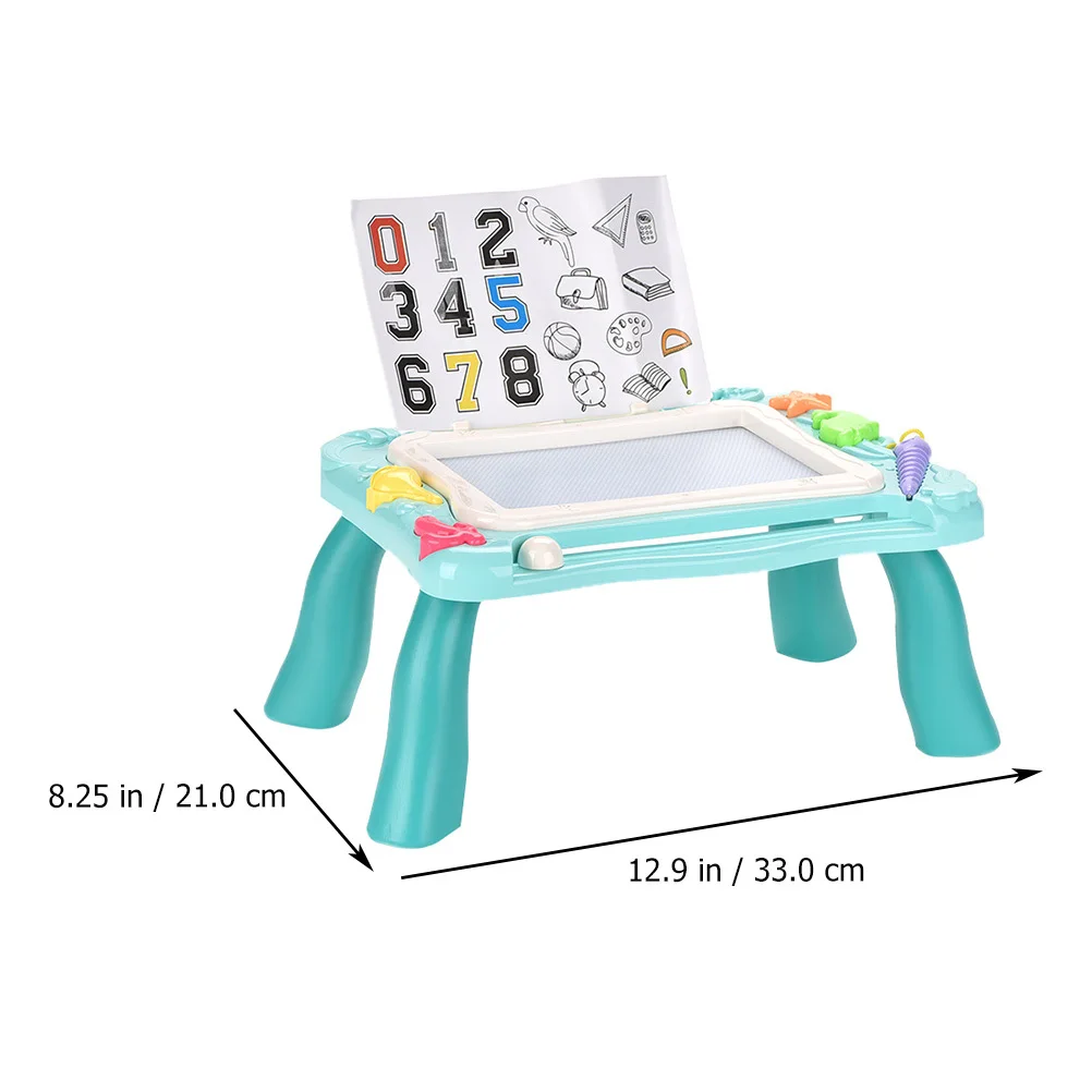 قطعة واحدة من لوحة الرسم المغناطيسية المميزة القابلة لإعادة الاستخدام للأطفال، أداة تعليمية خفيفة الوزن لممارسة تهجئة الرياضيات #3