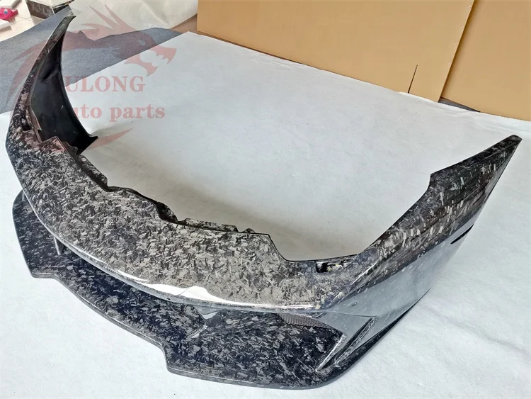 

High Quality V Style Forged Dry Carbon Fiber Front Bumper Body Kit for Lamborghini Huracan LP580 LP610