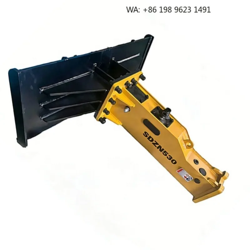High Durability Hydraulic Rock Breaker Professional Road Maintenance Trenching Tool Backhoe Skid Steer Loader Equipment