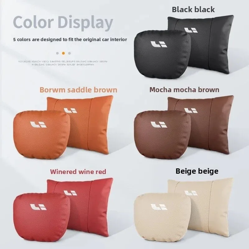 التطريز شعار سيارة مسند الرأس قطني وسادة الرقبة وسادة ل Lixiang LI Auto L7 L8 L9 pro MEGA i8 i6 2022 2023 2024 2025 2026 #6