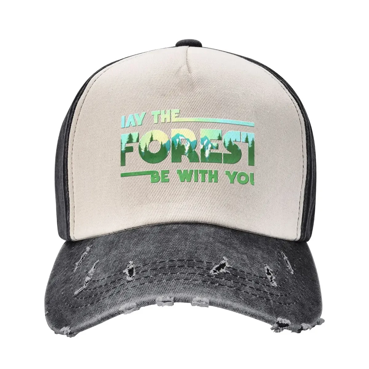 

May The Forest Be With You Baseball Cap golf hat genuine derby hat Hat men custom Men's Caps Women's