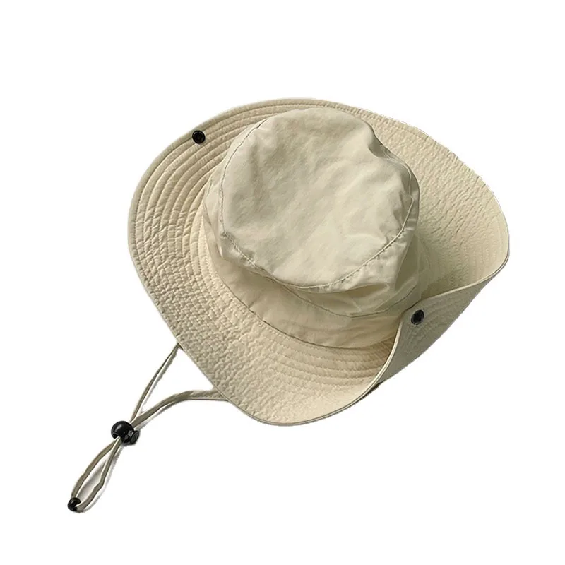 

Wholesale Summer Thin Style Outdoor Waterproof Mountaineering Hat Quick Drying And Storage Cap Fisherman Camp Bucket Hat