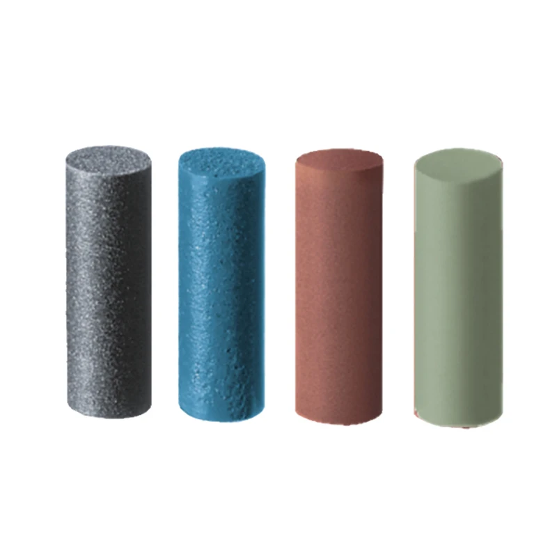 

EVEFLEX TECHNIK Jewelry Cylinder Silicone Polishing Head For Grinding Precious Metal Scratch Finishing 7X20MM Pack of 10