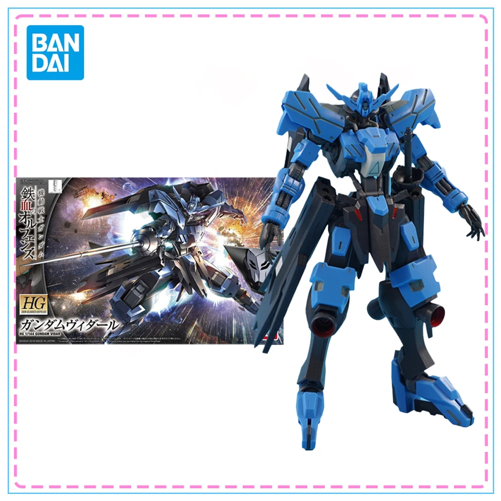 

Bandai Original HG IBO 027 1/144 Gundam Model Kit Gundam Vidar Action Figures Collection Model Anime Figure for Toys Gifts