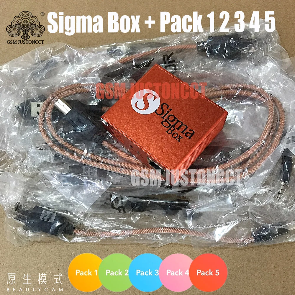 

2024 Newest Sigma Box Original Sigma box with 9 Cable with Activation Pack1+Pack2+Pack3 + Pack4 +Pack5 update