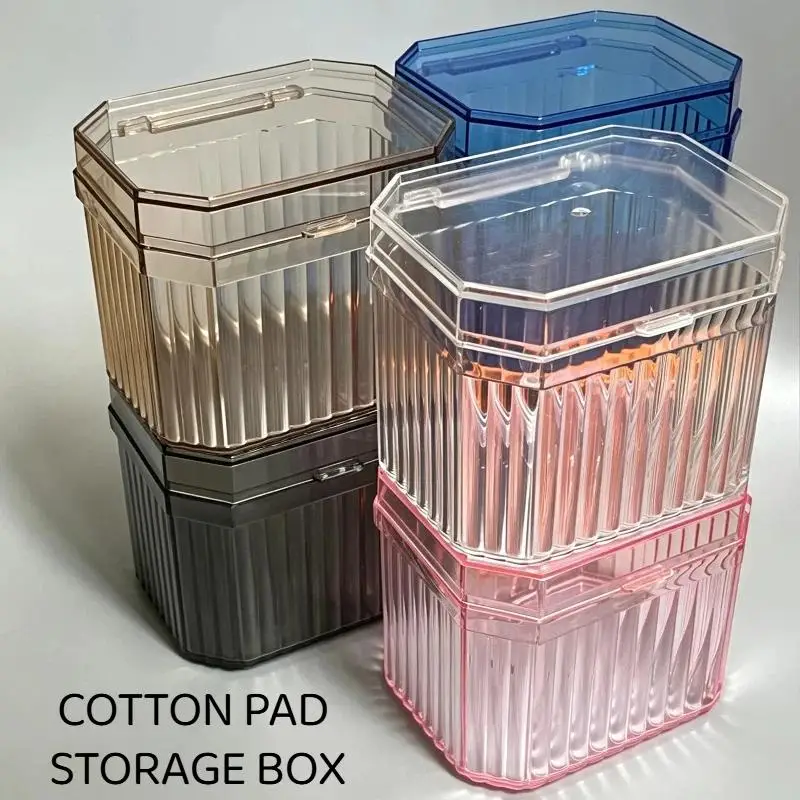 Amour Nook1Pcs Multifunctional Storage Box For Storing Makeup Cotton Cotton Swabs Hair Cords Hair Clips Tissues And Other Items