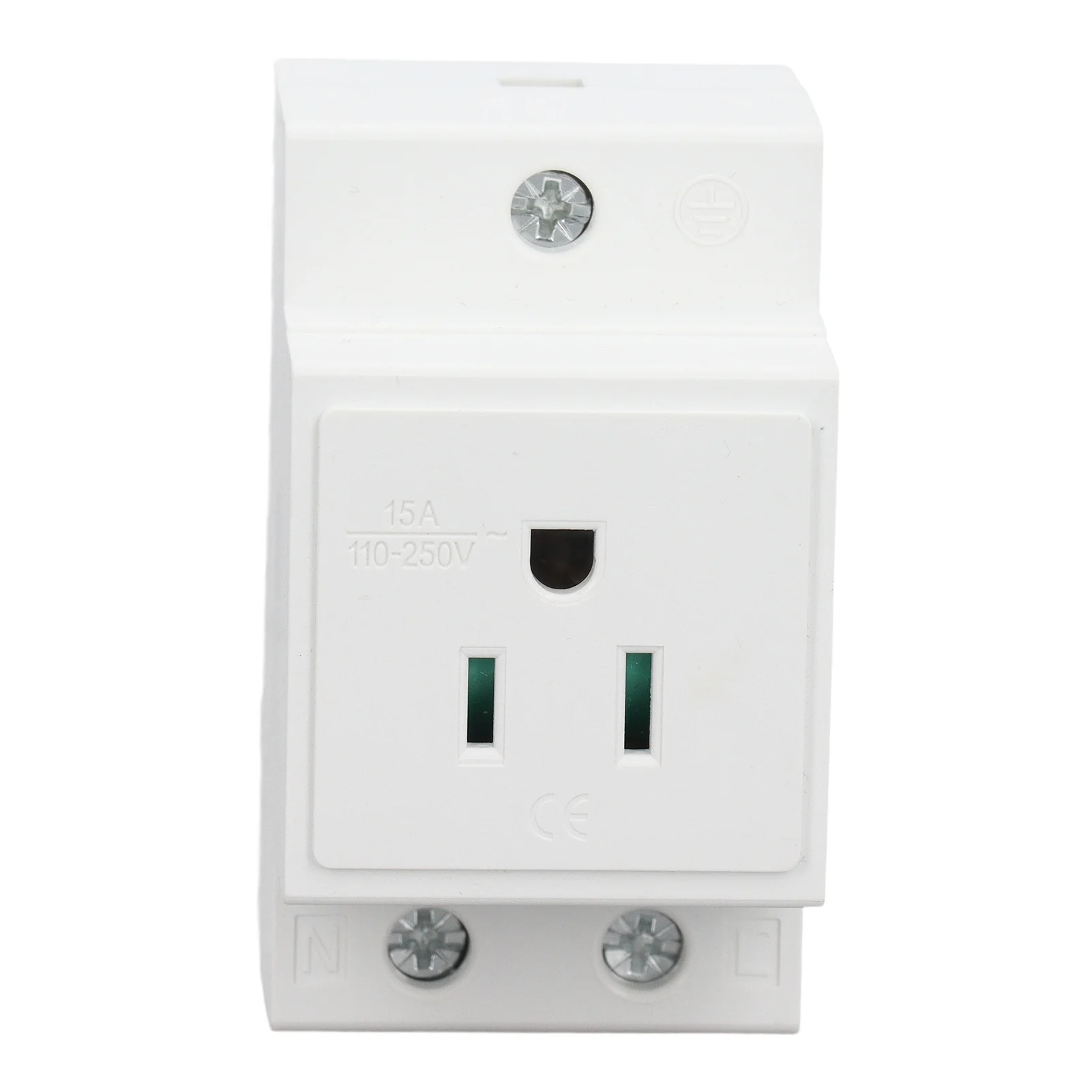 DIN Rail Socket Built in Protective Contact  Contact Outlet for Distribution Panel DIN Rail Power Socket DIN Rail Socket