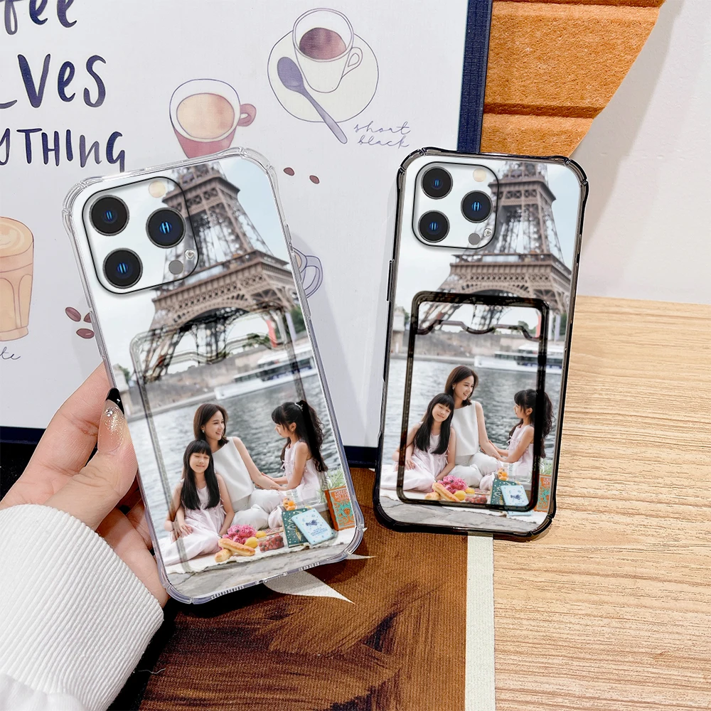 آيفون 16 15 14 13 12 11 برو Xs ماكس Mini SE 2020 2022 16e X XR 6 6s 7 8 Plus لتقوم بها بنفسك جميل Fam صور حافظة بطاقات فتحة مخصصة