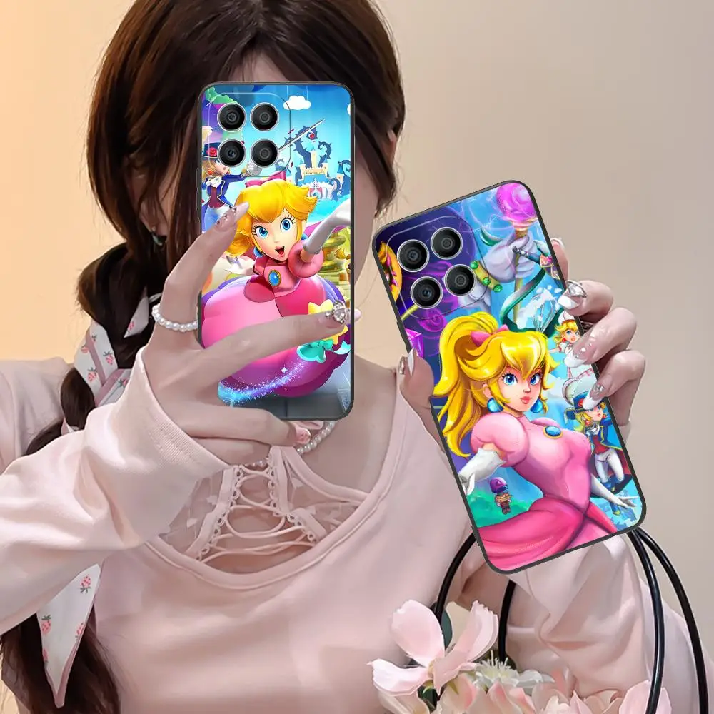 

Чехол для мобильного телефона «Принцесса-персик» для Honor 90 80 70 60 50 30 20 10 9 8 7 Pro S SE Lite 5G с цветным принтом, чехол