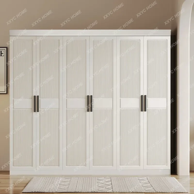 XXModular Designs Wardrobe Storage Adjustable Wooden White Wardrobe Dressers Clothes  Bedroom Furniture
