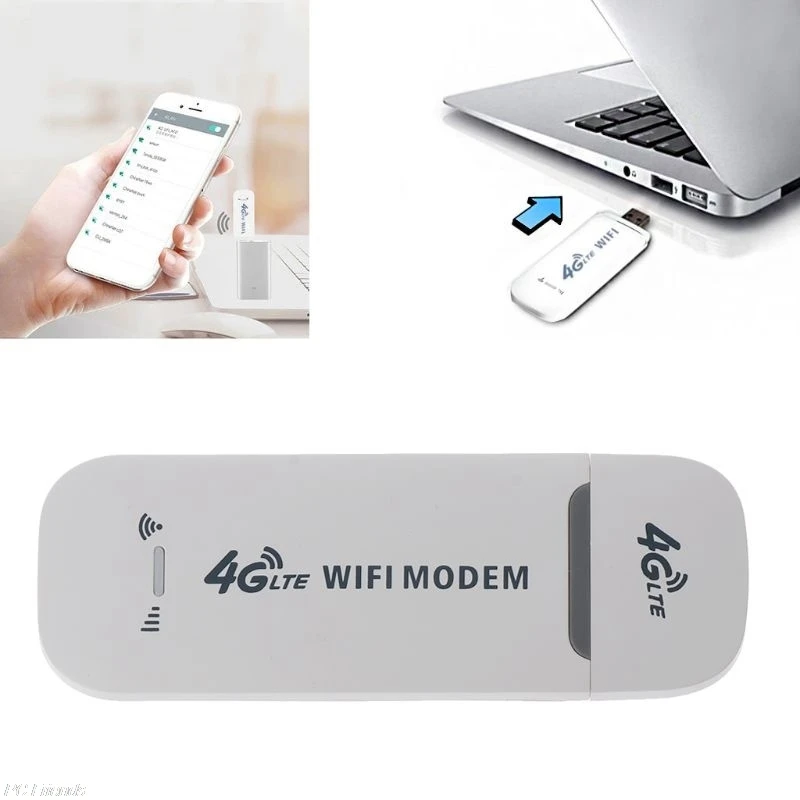 Módem USB portátil 3G 4G LTE desbloqueado de alta velocidad, Dongle USB 4G, Tarjeta Sim 3G 4G, adaptador de red USB Universal