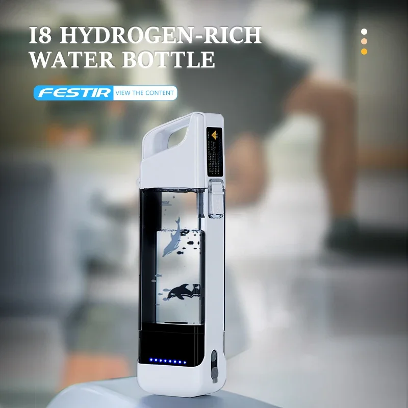 

Hydrogen Generator Water Cup Filter Ionizer Maker Hydrogen-Rich Water Portable Super Antioxidants ORP Hydrogen Bottle 300ml