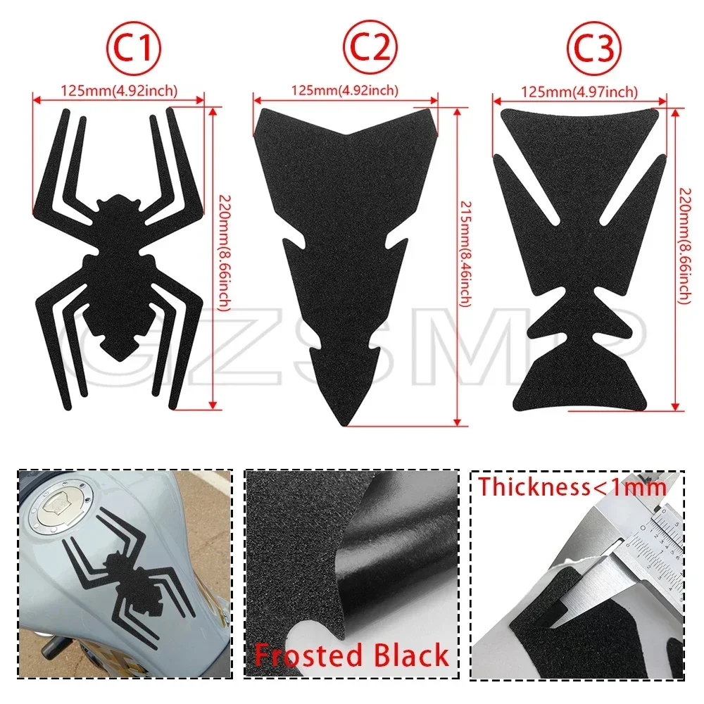 

Universal Motorcycle Tank Pad Protector Decals fit For Kawasaki Honda Suzuki Triumph Aprilia Benelli Yamaha Stickers