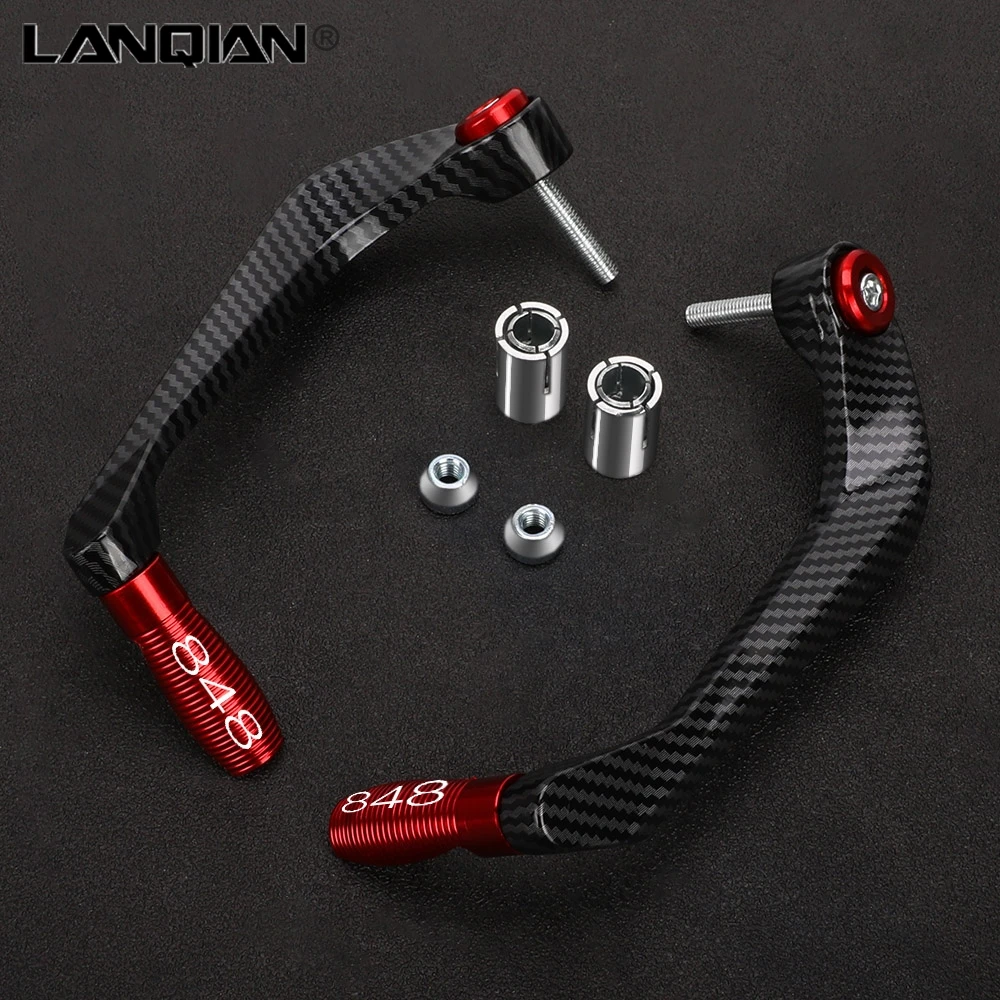 For Ducati 848 EVO 848EVO All Years Motorcycle Handlebar Grips Brake Clutch Levers Handle Bar Protector Guard Accessory 848-EVO