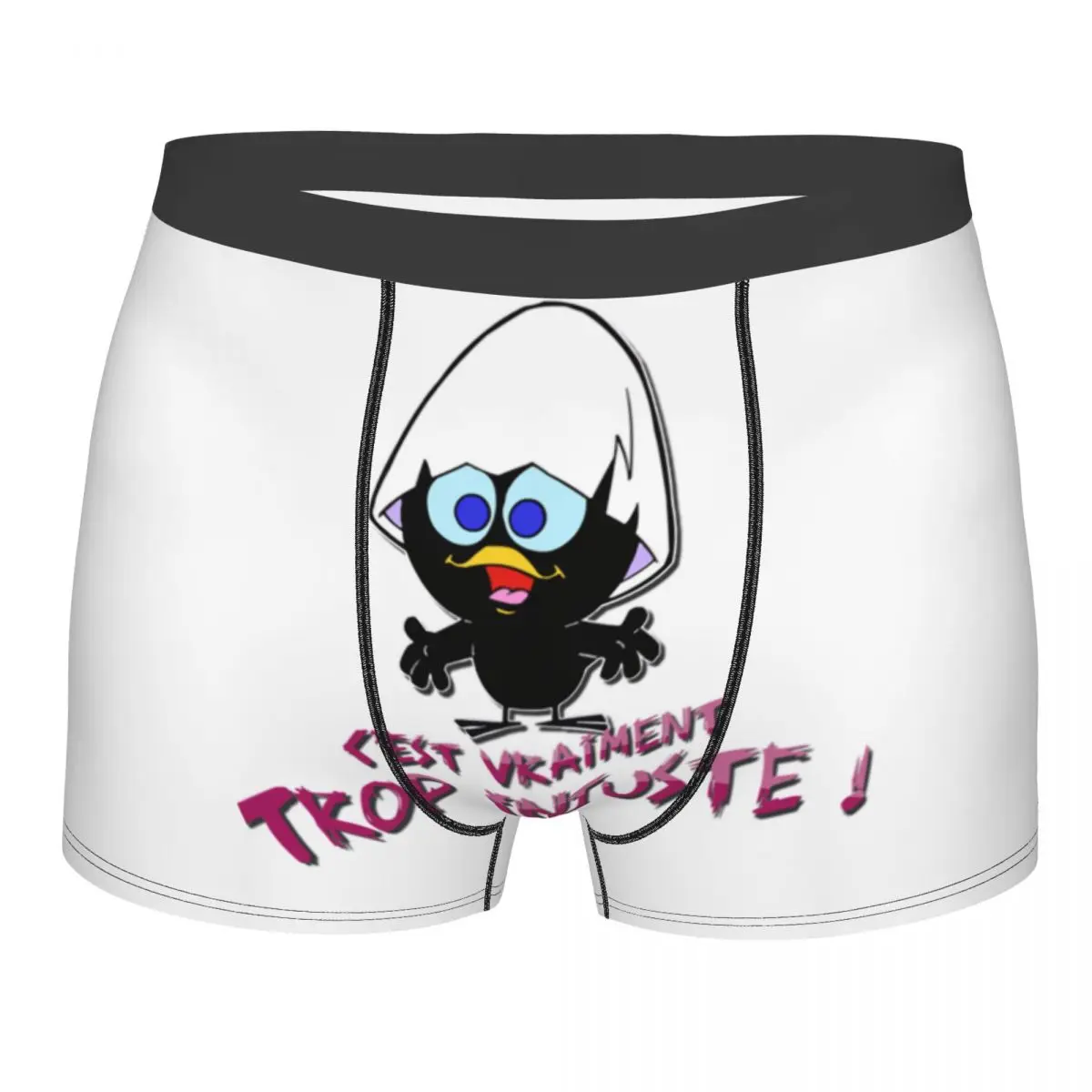 

Мужские трусы-боксеры Custom Calimero с мультяшным принтом, эластичные