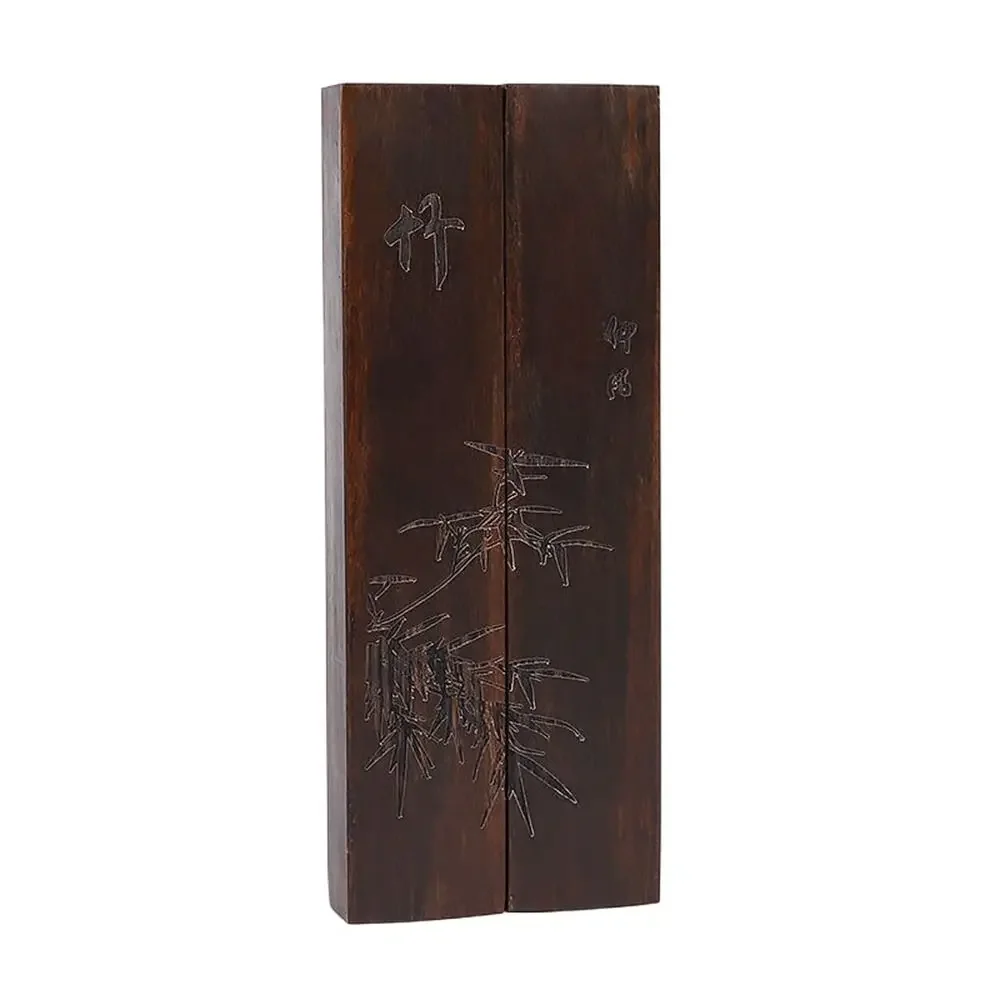 1Pair Creative Vintage Wood Paperweight Natural Retro Chinese Paper Weight Writing Traditional Calligraphy Tool Art Supplies