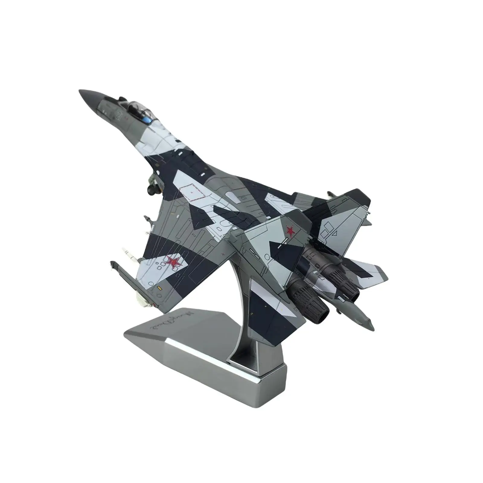 1/100 Scale Alloy Diecast Airplane Model with Stand Metal Plane for Display Shelf Decoration