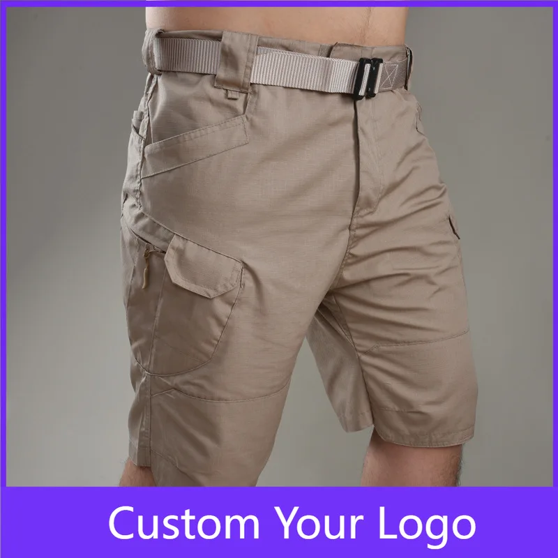 

Мужские походные шорты-карго, быстросохнущие уличные тактические шорты с несколькими карманами для рыбалки, путешествий, легкие, водонепроницаемые