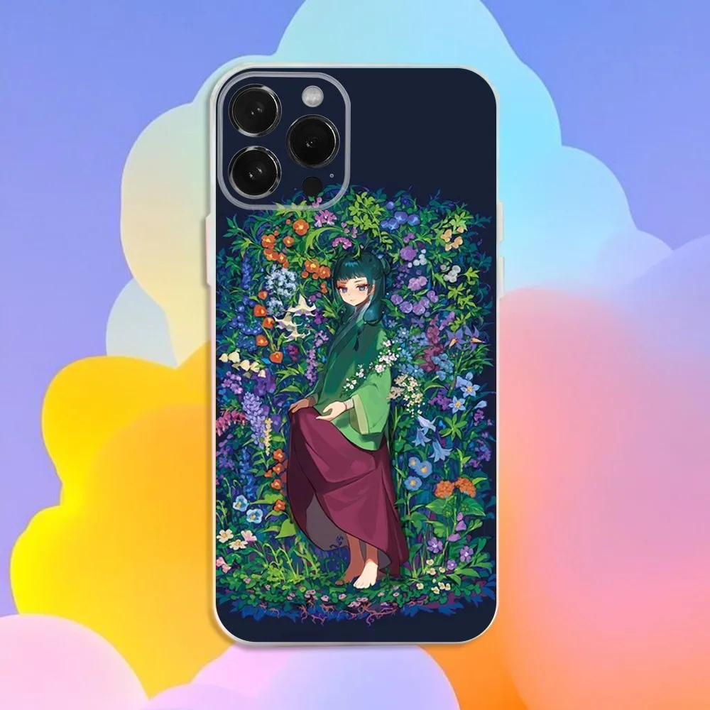 حافظة هاتف Maomao A-Apothecary D-Diaries لهاتف iPhone 16,15,14,13,12,11 Pro,Max,Plus,X,XS,XR,SE,سيليكون شفاف صغير ناعم #3