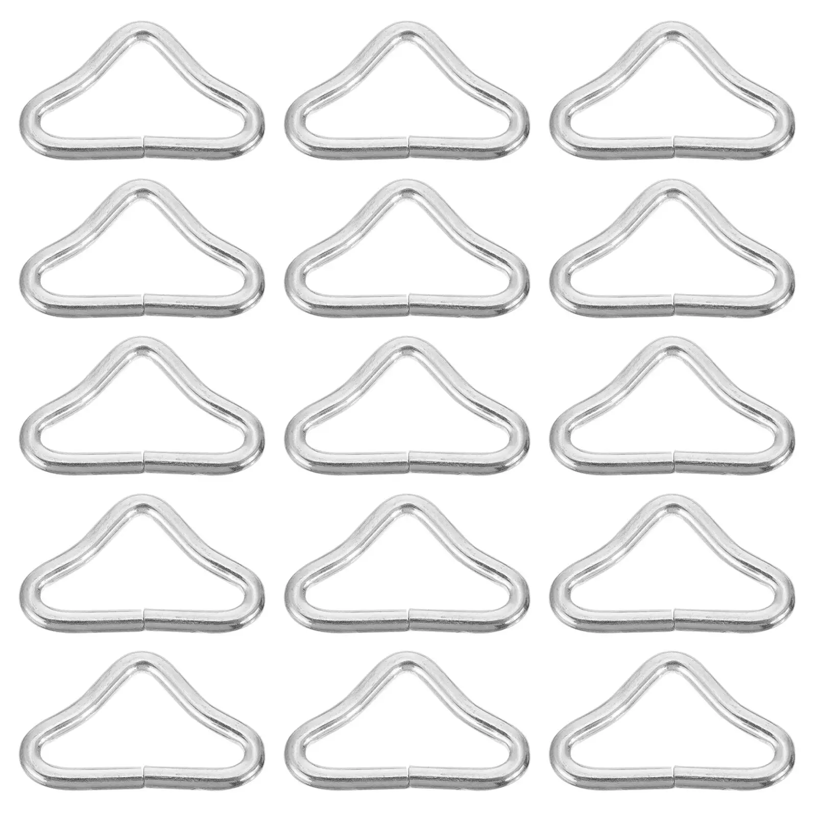 

40PCS Triangle Zinc Plating 4 5mm Thickness High Trampoline Buckles Strength Trampoline Bed Buckles Metal Kids Fitness