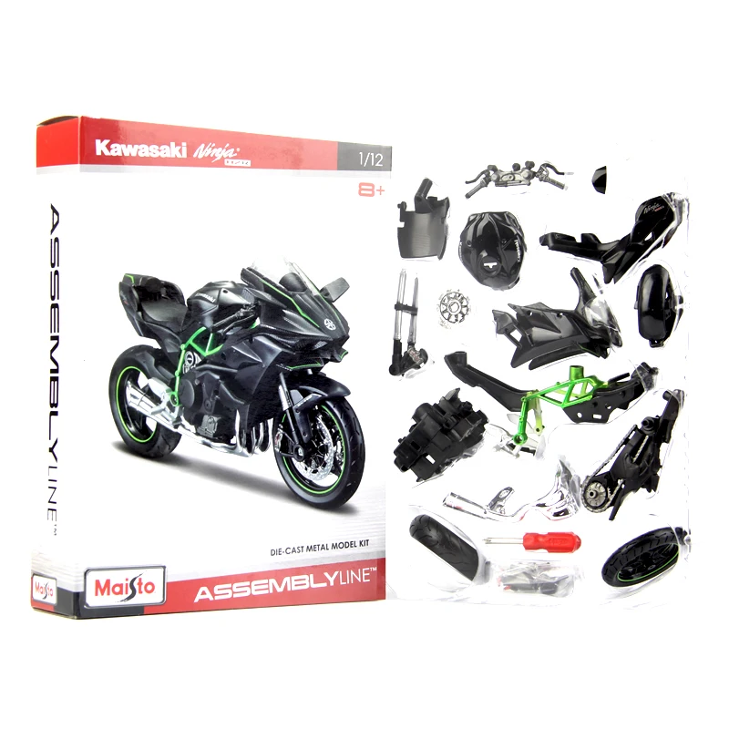 

Maisto 1:12 Kawasaki H2 R Assembly Version Alloy Motorcycle Model Diecast Metal Toy Model Simulation Collection Childrens Gifts