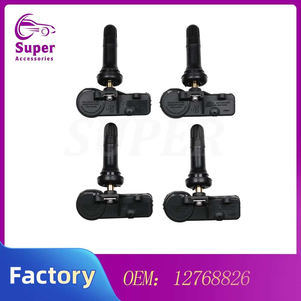 

1/4Pcs 22854866 TPMS Sensor For Buick Regal Encore Cadillac ELR SRX XTS Chevrolet Camaro Sonic Volt Malibu GMC Terrain 12768826