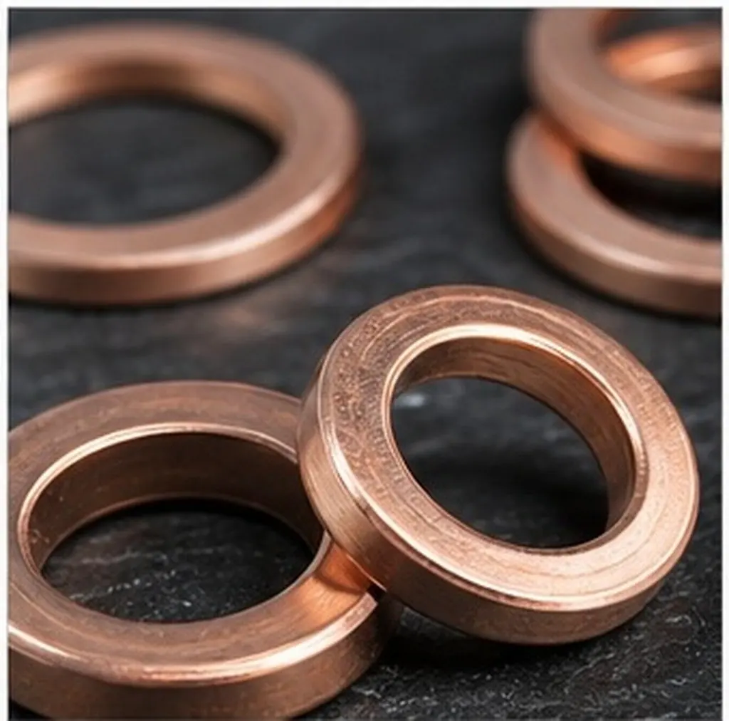 1Set Copper Sealing Washer Assortment Crush Washer Set Oil Drain Plug Gasket Flat Washers M5 M6 M8 M10 Reliable Leak